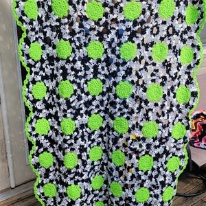 Beautiful handmade Afghan throw blanket